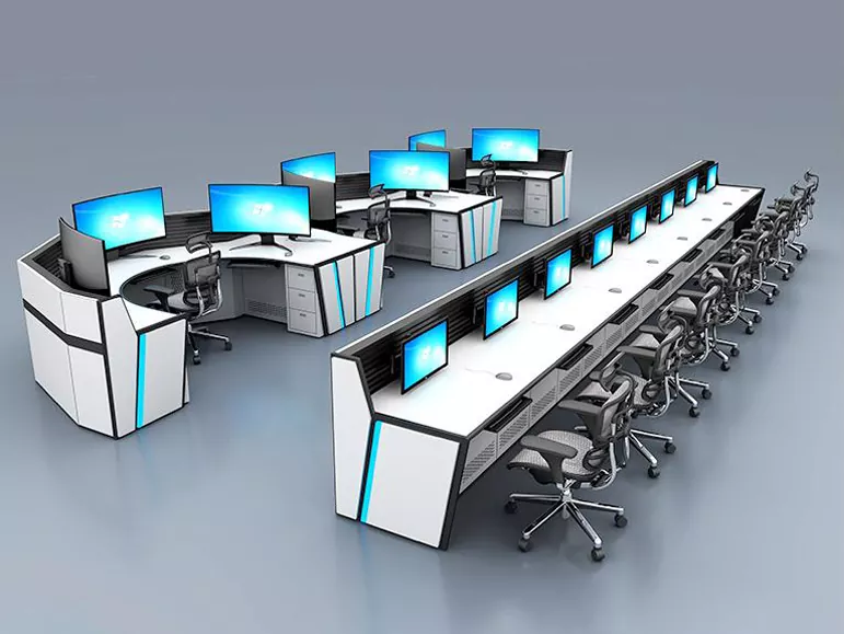 కమాండ్ సెంటర్ మానిటరింగ్ కన్సోల్