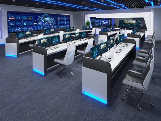 కంట్రోల్ రూమ్ మానిటరింగ్ కన్సోల్